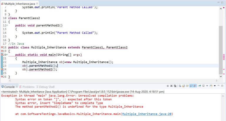 Inheritance in Java OOPS Programming Example Update 2022