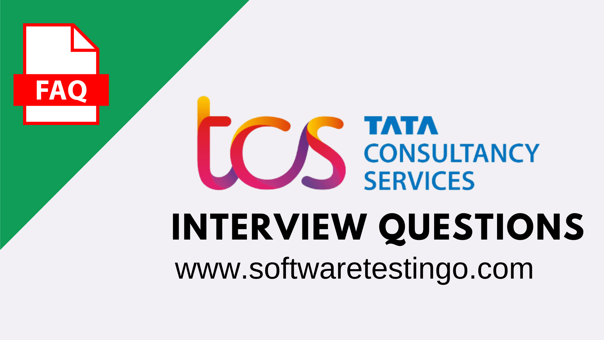 TCS Manual Testing New Correct Interview Questions 2024