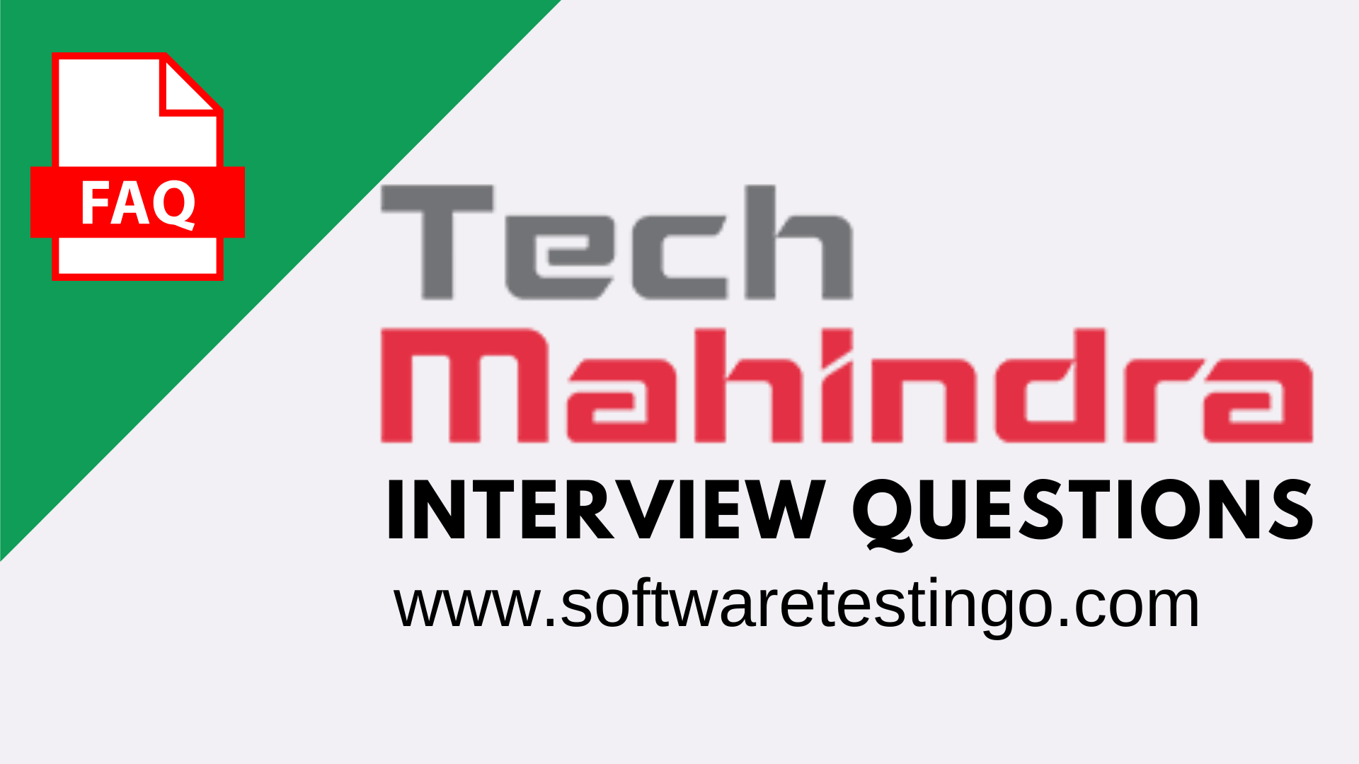 Tech Mahindra Tech M Bangalore New Interview Questions 2024