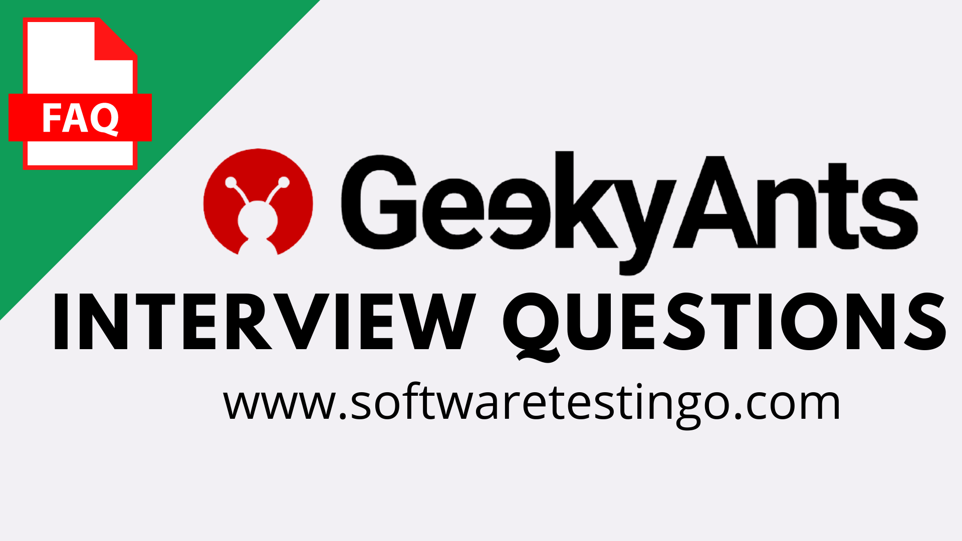 GeekyAnts Software Bangalore India Interview Questions 2024