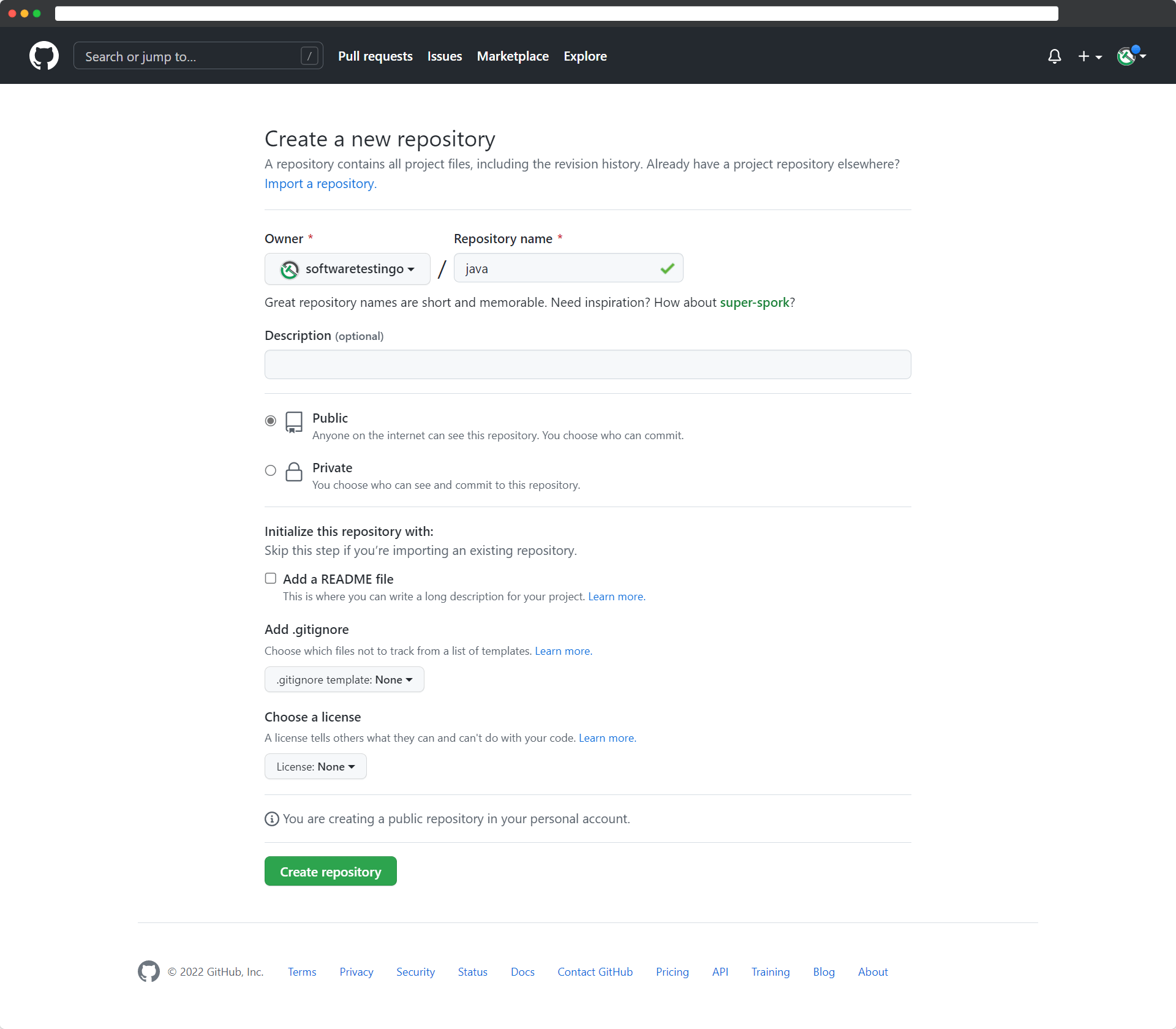 create-github-repository